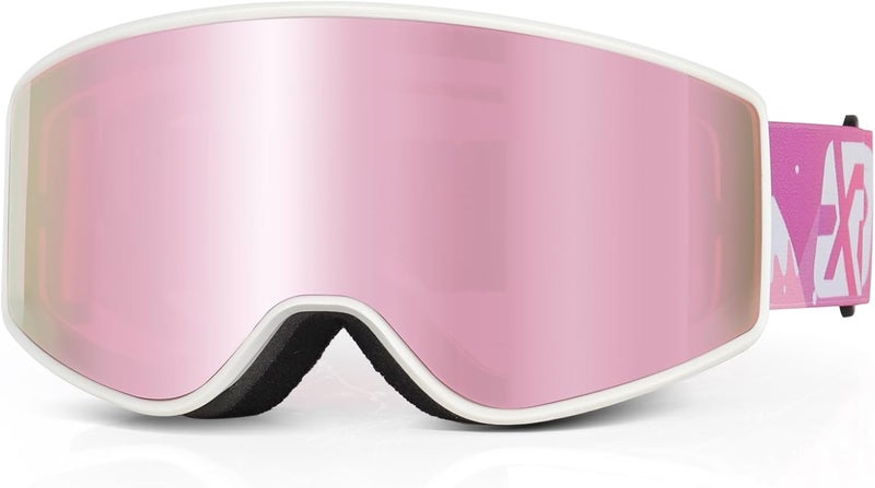 EXP VISION Ski/Snowboard Goggles Parent-child Snow Goggles Over Glasses for Men, Women Youth Kids - Image 1